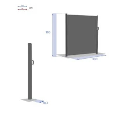 Paravent écran Antao Graphite Hespéride 13 Paravent écran Antao Graphite Hespéride -Terra Patio Soldes Boutique paravent ecran antao graphite hesperide 1 6