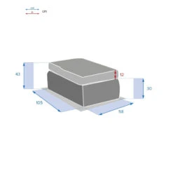 Pouf Extérieur Moorea Hespéride Savana -Terra Patio Soldes Boutique pouf exterieur moorea hesperide savana 3