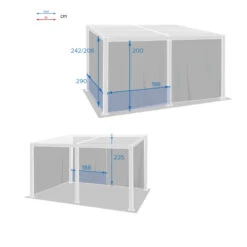 Rideaux Opaques Pour Tonnelle 4x3 M Avila Hespéride 5 Rideaux Opaques Pour Tonnelle 4x3 M Avila Hespéride -Terra Patio Soldes Boutique rideaux opaques pour tonnelle 4x3 m avila hesperide 2