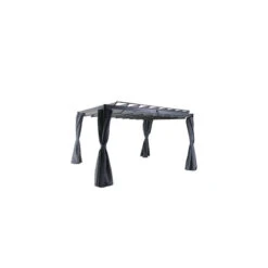 Rideaux Opaques Pour Tonnelle Belize 3,8x3m Hespéride -Terra Patio Soldes Boutique rideaux opaques pour tonnelle belize 38x3m hesperide 2