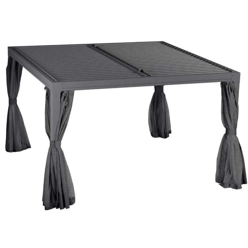 Rideaux Pour Tonnelle Majaé 3,6x3,6 M Hespéride 2 Rideaux Pour Tonnelle Majaé 3,6x3,6 M Hespéride – Image 2