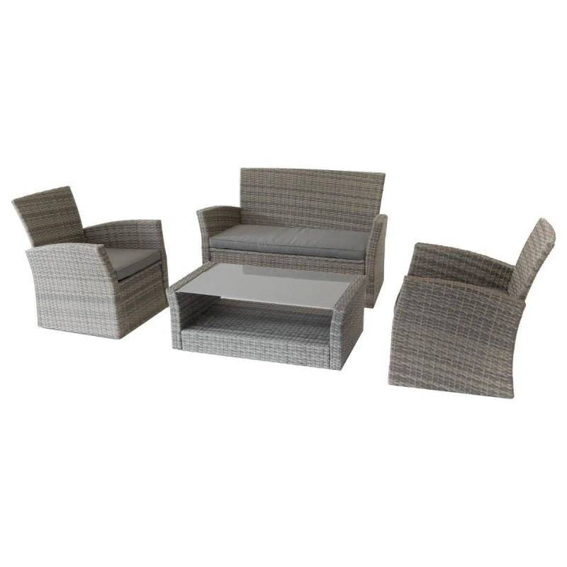 Salon Bora-bora Terre Ombre 4 Places Hespéride 2 Salon Bora-bora Terre Ombre 4 Places Hespéride – Image 2