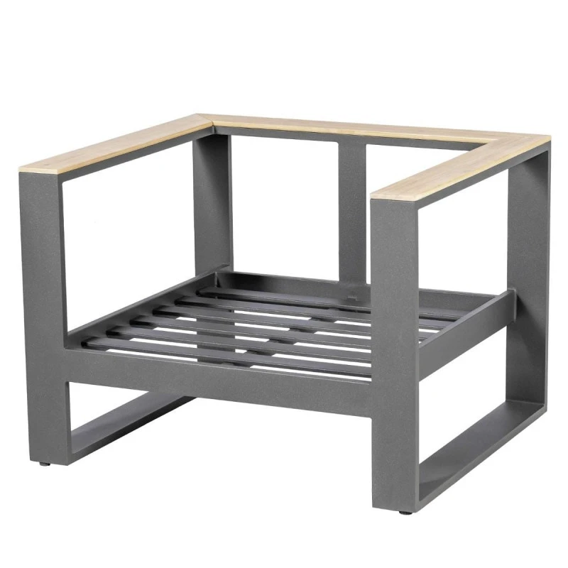 Salon De Jardin Emperia 5p En Aluminium Et Acacia Hespéride 8 Salon De Jardin Emperia 5p En Aluminium Et Acacia Hespéride – Image 8