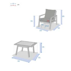 Salon Duo Extérieur Tiwi Acacia Hespéride -Terra Patio Soldes Boutique salon duo exterieur tiwi acacia hesperide 3