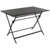 Table Alu Pliante Azua 4 Places Graphite Hespéride -Terra Patio Soldes Boutique table aluminium azua 4 places graphite hesperide