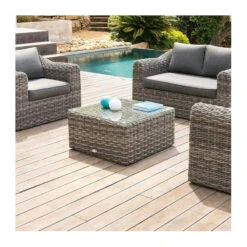 Table Basse Carrée Moorea Terre D'ombre Hespéride -Terra Patio Soldes Boutique table basse carree moorea terre ombre hesperide 2