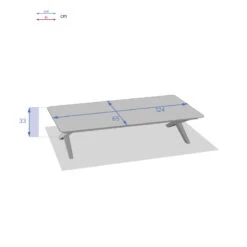 Table Basse Extérieure Embruns Praline Hespéride -Terra Patio Soldes Boutique table basse exterieure embruns praline hesperide 2