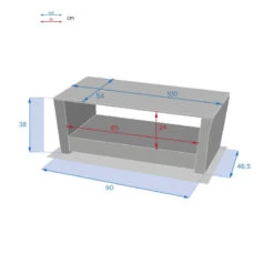 Table Basse Extérieure Polynésia Naturae Hespéride -Terra Patio Soldes Boutique table basse exterieure polynesia naturae hesperide 2