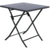 Table Carrée Pliante Greensboro 2p Graphite Hespéride -Terra Patio Soldes Boutique table carree greensboro graphite