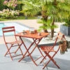 Table Carrée Pliante Greensboro 2p Ambre Hespéride -Terra Patio Soldes Boutique table carree pliante greensboro 2p ambre hesperide