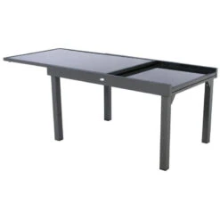 Table Rectangulaire Ext. Verre Piazza 10 P. Graphite Hespéride -Terra Patio Soldes Boutique table piazza extensible 10 personnes anthracite graphite hesperide 4