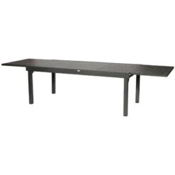 Table Rectangulaire Extensible Piazza 12 P. Graphite Hespéride -Terra Patio Soldes Boutique table rectangulaire extensible piazza 12 personnes graphite hesperide 4
