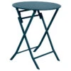 Table Ronde Pliante Greensboro 2p Bleu Pétrole Hespéride -Terra Patio Soldes Boutique table ronde pliante greensboro 2p bleu petrole hesperide