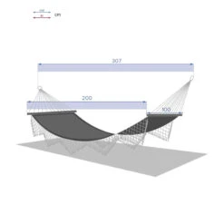 Toile Hamac Rialto Framboise 2 M Hespéride -Terra Patio Soldes Boutique toile hamac rialto framboise 2 m hesperide 2