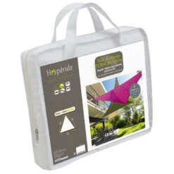 Toile Solaire 3x3x3m Curacao Blanc Hespéride -Terra Patio Soldes Boutique toile solaire 3x3x3m luxe hesperide curacao blanc 4