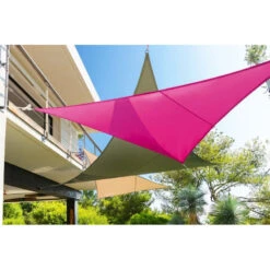 Toile Solaire 3x3x3m Curacao Gris Hespéride -Terra Patio Soldes Boutique toile solaire 3x3x3m luxe hesperide curacao gris 4