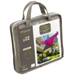 Toile Solaire 3x3x3m Curacao Taupe Hespéride -Terra Patio Soldes Boutique toile solaire 3x3x3m luxe hesperide curacao taupe 3