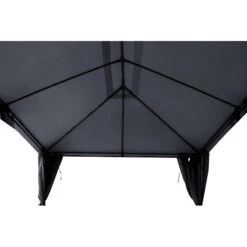 Tonnelle 3x4 M Santorini Gris Ardoise Hespéride -Terra Patio Soldes Boutique tonnelle hesperide santorini gris 3