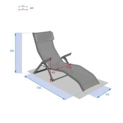Transat 2 Positions Olive / Graphite Decima Hespéride 13 Transat 2 Positions Olive / Graphite Decima Hespéride -Terra Patio Soldes Boutique transat 2 positions olive graphite decima hesperide 6