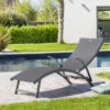 Transat Samba Pliable Anthracite/graphite Hespéride -Terra Patio Soldes Boutique transat samba pliable anthracite graphite hesperide