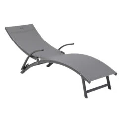 Transat Samba Pliable Anthracite/graphite Hespéride -Terra Patio Soldes Boutique transat samba pliable anthracite graphite hesperide 2